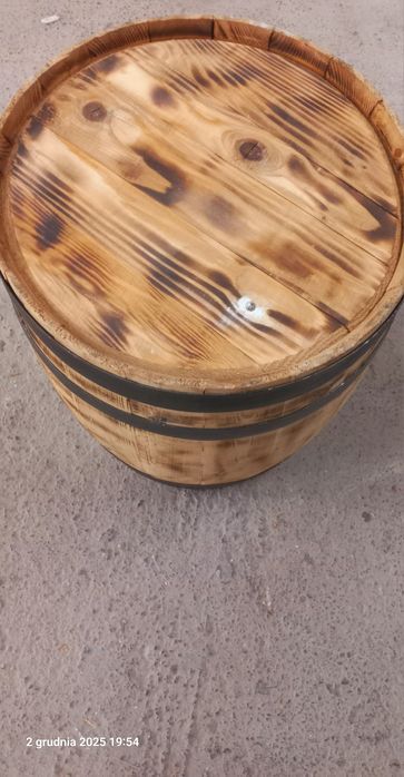 Beczka drewniana loft