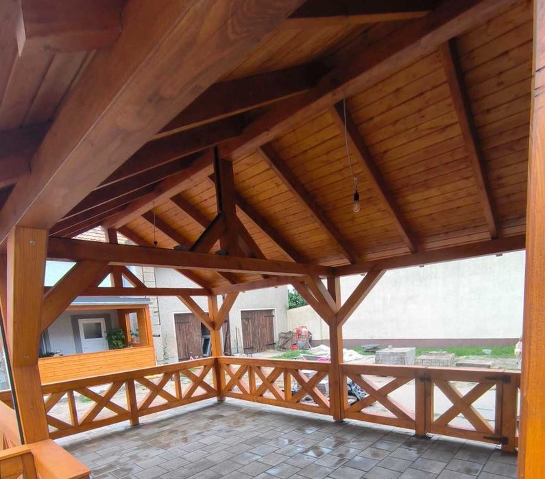wiata garażowa, zadaszenie tarasu,  altana, domek narzędziowy, pergola