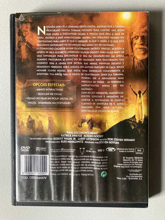 [DVD] As Minas do Rei Salomão (King Solomon's Mines)