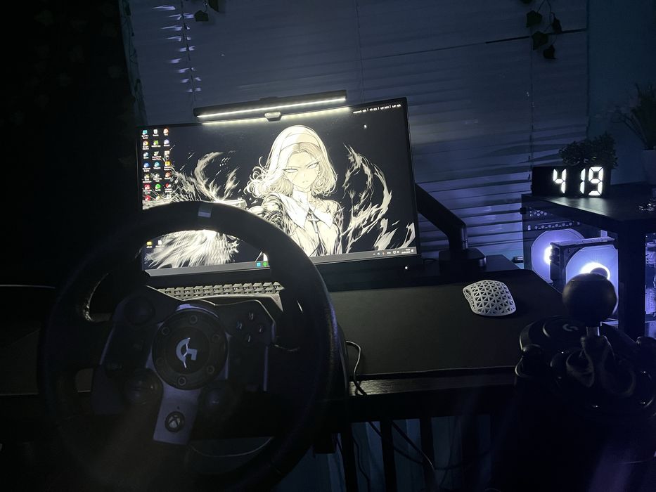 Руль Logitech g923 + КПП