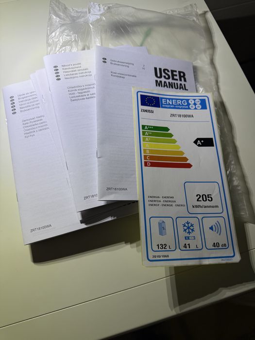 Lodówka,chłodziarka, Zanussi CT180