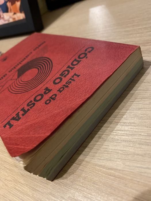 Livro Lista do código postal