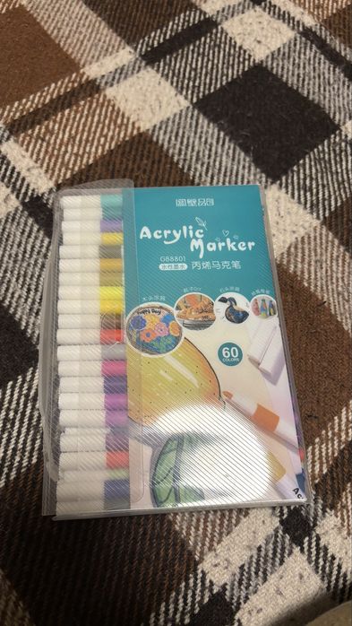 Акрилові маркери 60 шт