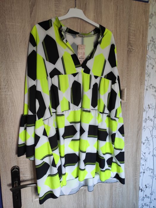 Sukienka# neon oversize