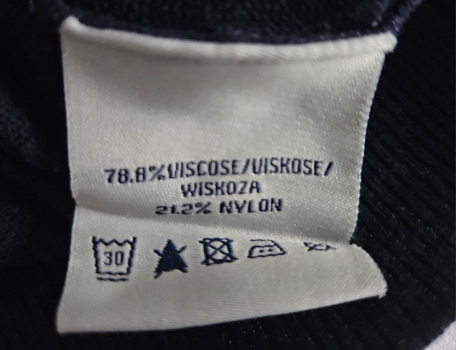 Granatowy sweter męski Christiano Baldinucci, rozmiar L