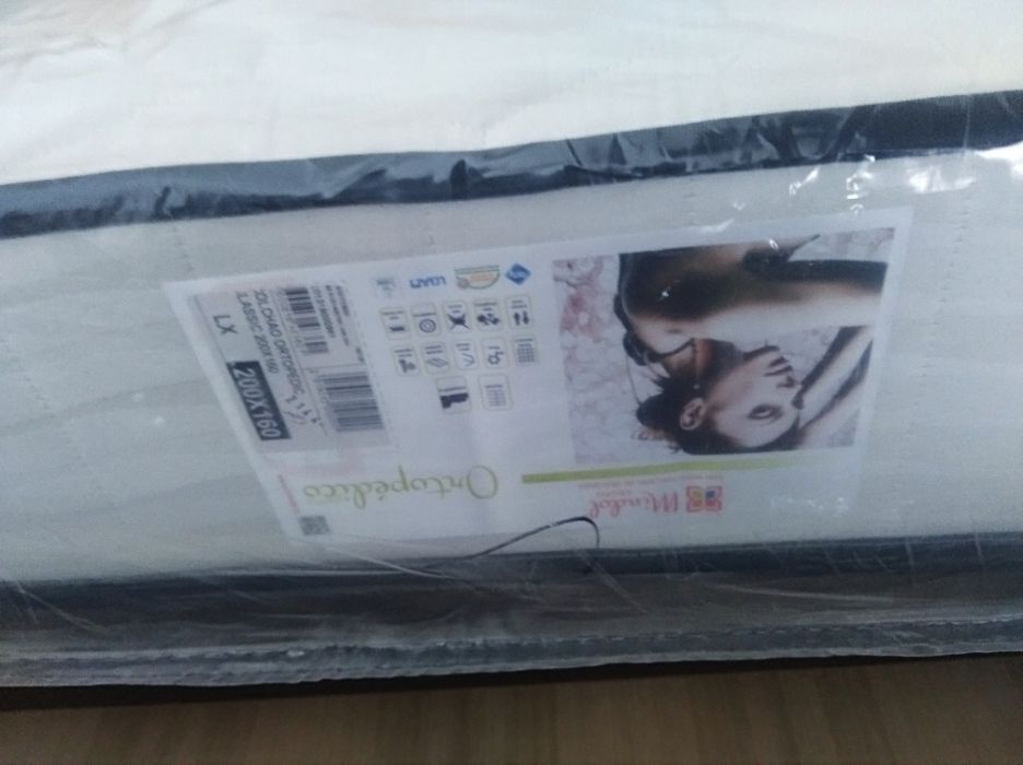 Colchão  casal Ortopédico 200 x 160, NOVO