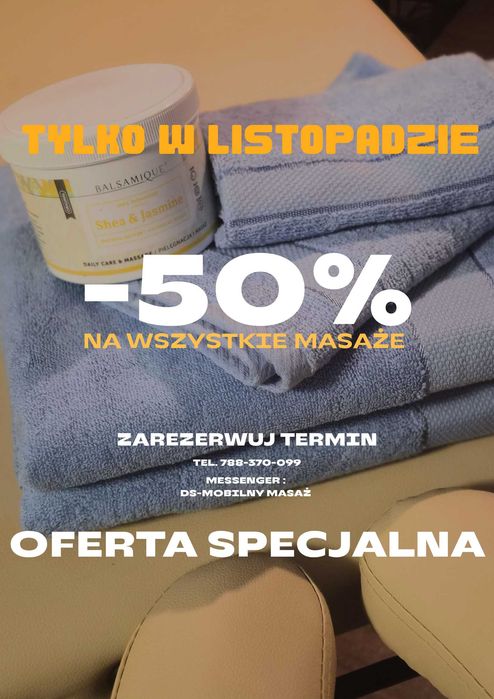 Masaż z dojazdem do klienta