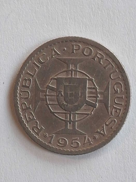Moedas de colecção - Moeda de 2$50 de Moçambique de 1954