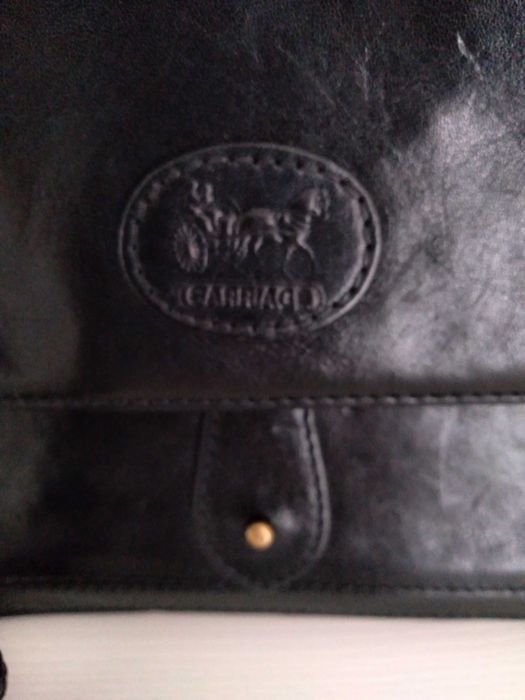 Мужская сумка кожаная Carriage, Marks-Spencer