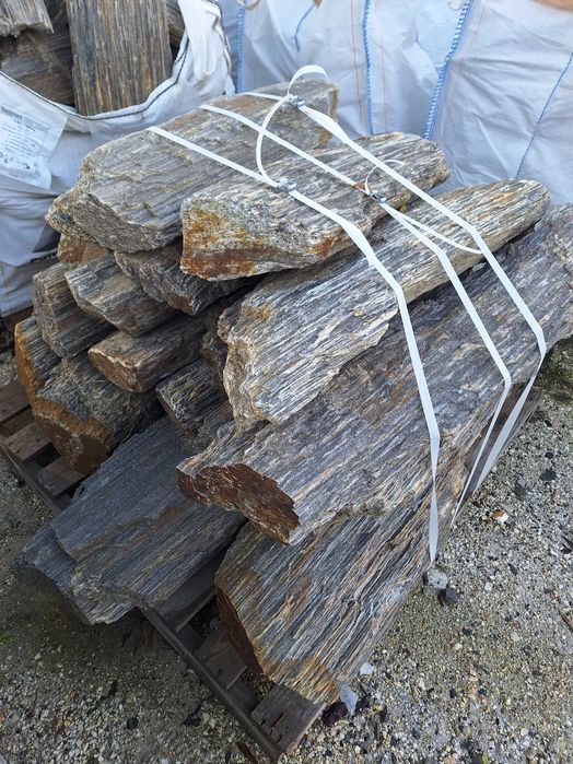 Szpilki gnejsowe ozdobne kamienie 20-120 cm głazy z kory TONA dostawa