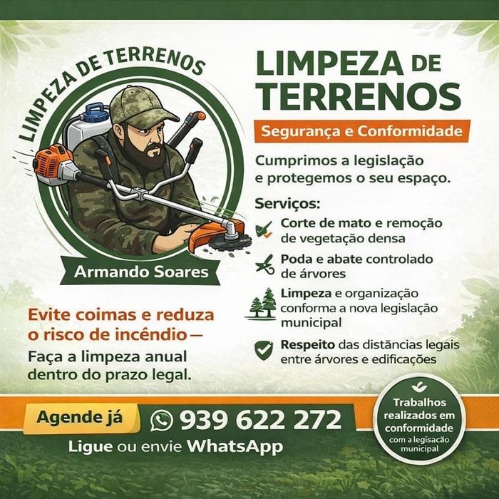 Limpezas de Terrenos e Sulfatações - Coimbra