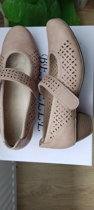Buty Easy Street, roz. 4,5  skórzane
