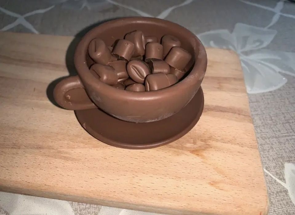 молд форма чашка+блюдце