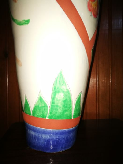 Jarrão grande pintado mão