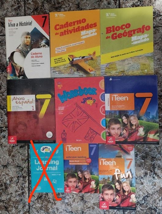 Cadernos de atividades do 7° ano