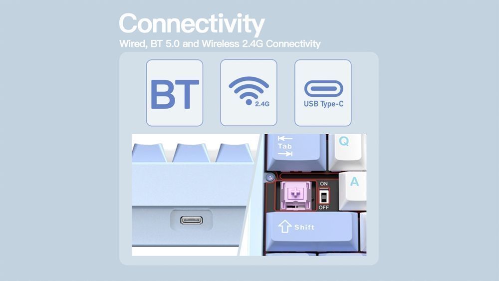 Rainy 75 PRO Преміальна Бездротова Клавіатура