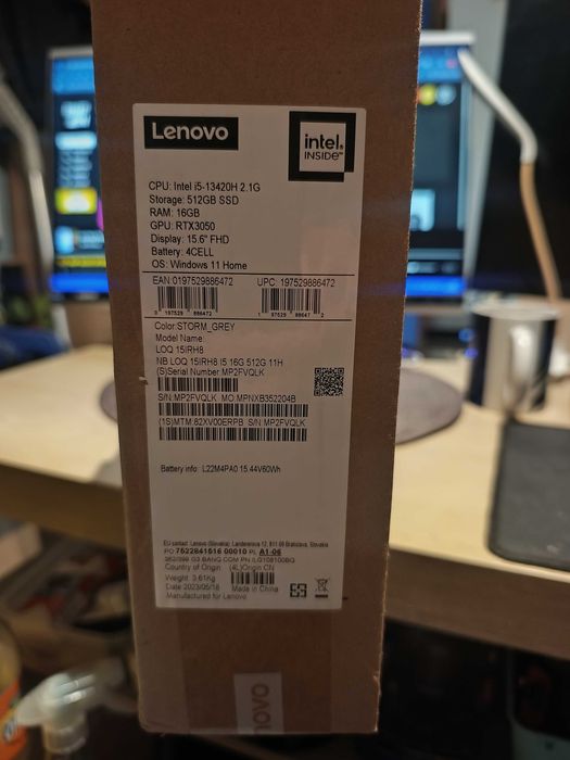 Lenovo LOQ-15 i5-13420H/16GB/512/RTX3050/144Hz
