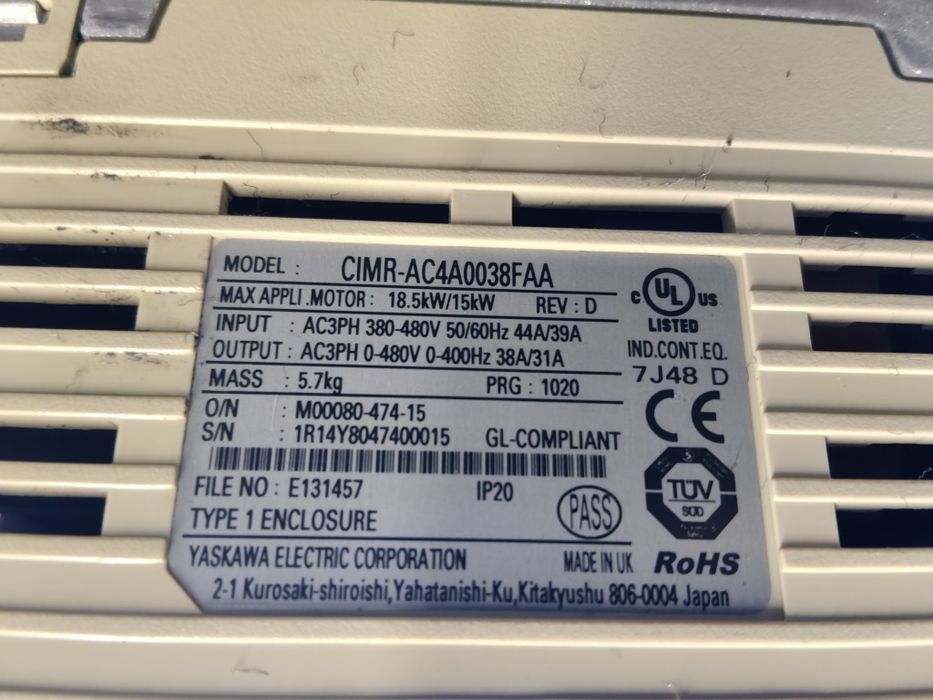 Falownik 18,5Kw/ 15 kw