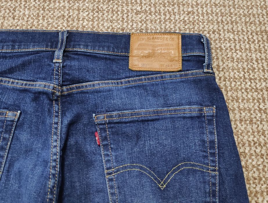 Levi's 502 джинси tapered fit оригінал W34 L34 сині індіго