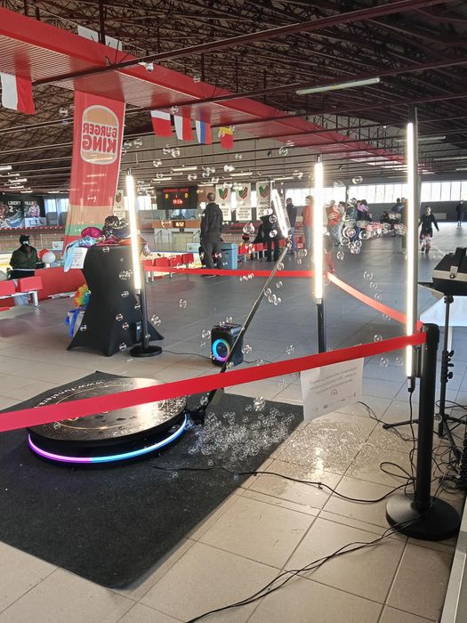 FOTOBUDKA 360 asystent 600 zł 2H BAŃKI DYM wideobudka