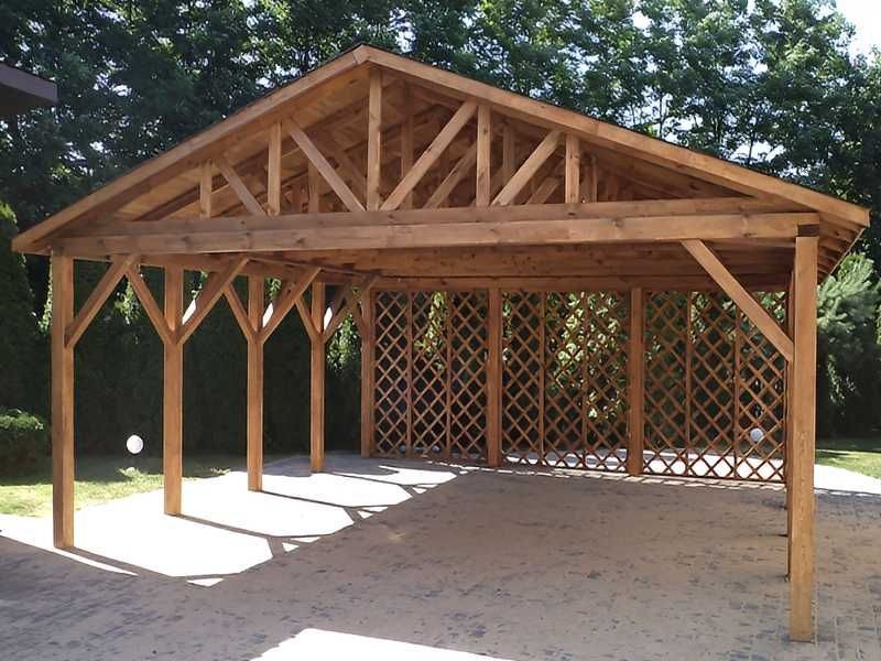 Wiata 1 4,5x4,5 z dachem dwuspadowym PRODUCENT