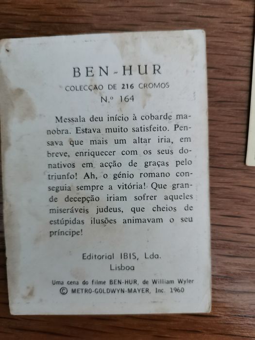 Cromos ben-hur 1960