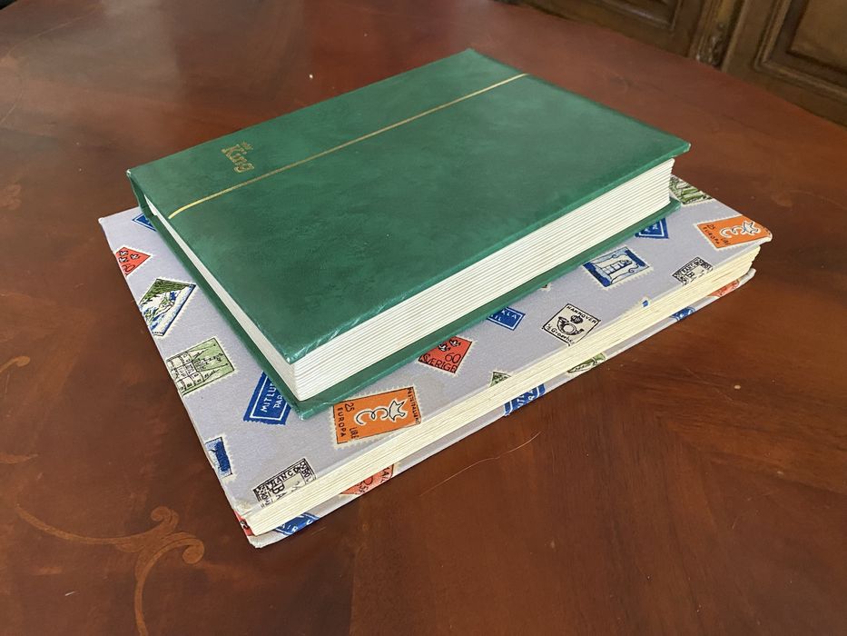 Klasery z znaczkami pełne cały świat