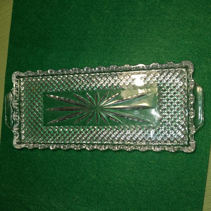 Travessa cristal antiga