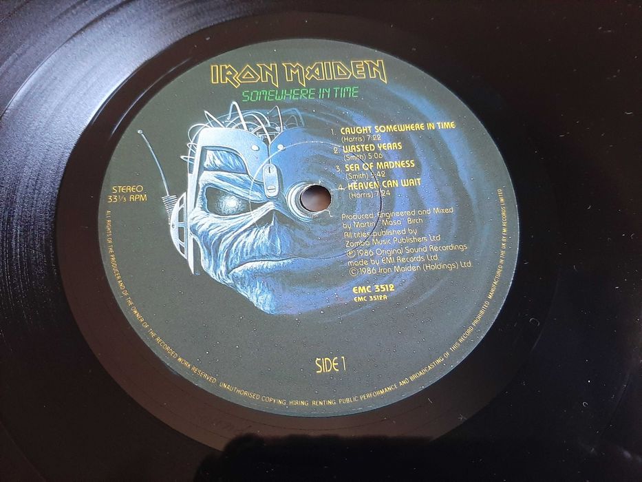 Iron Maiden - Somewhere In Time - UK - Vinil LP