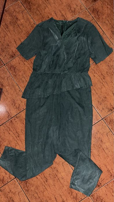 Zielony kombinezon,letni kombinezon