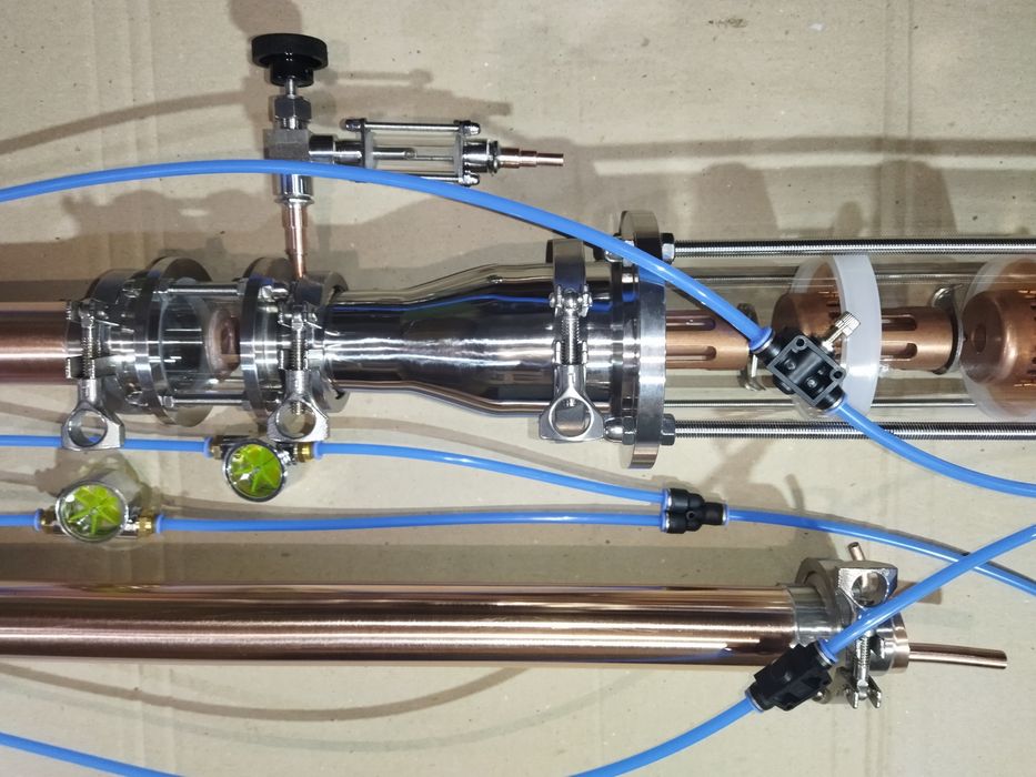 Дистилятор мідний,колона,тромбон,колонна медная.