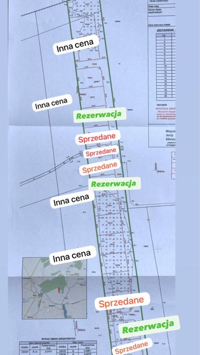 Dzialki  budowlane z  NOWYM PLANEM