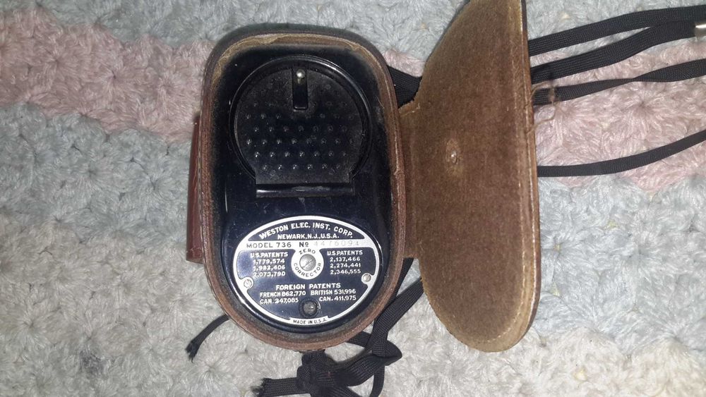 Weston master II modelo 736 ciné exposure meter