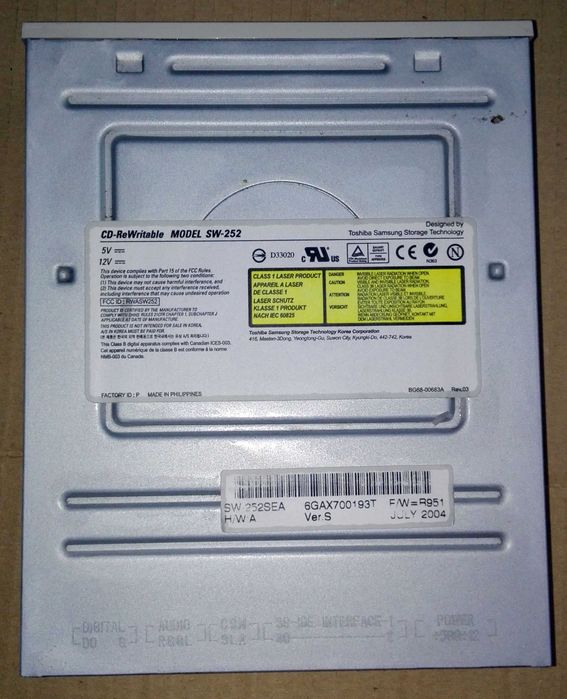 CD-ROM Toshiba-Samsung SW-25264750637805826123