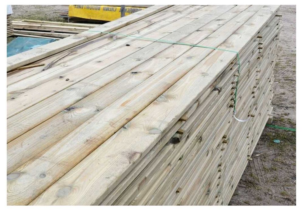 Kantówka Słup Belka Suszona Heblowana Gładka KVH 10x10cm 5m