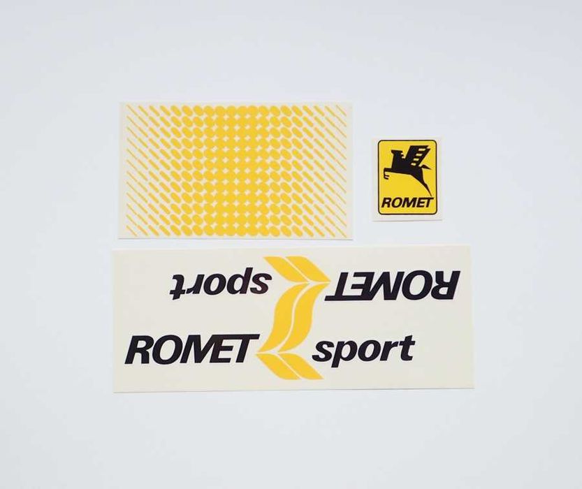Naklejki na rower Romet Sport - sitodruk naklejki