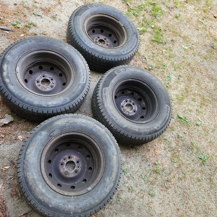 Felgi stalowe 15 cali 15H2×6J opony 225/70R15C IVECO Daily III 2004r