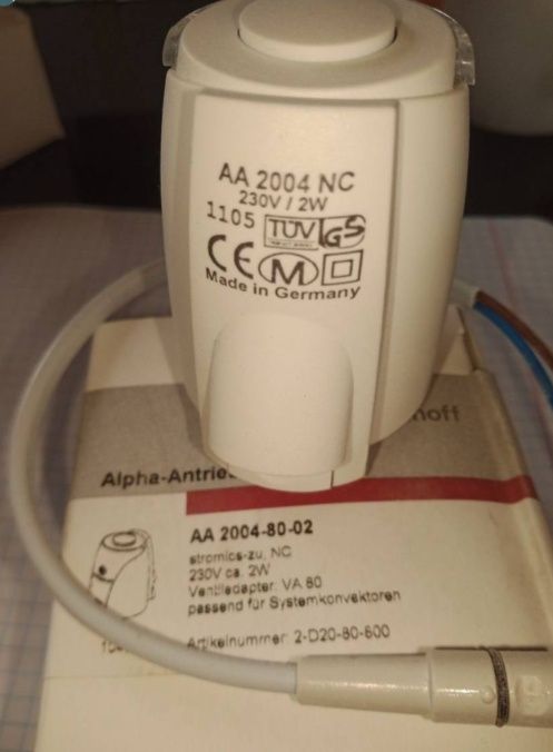 Сервопривод Mohlenhoff AA 2004-80-02 для радиаторов,термостат Kermi