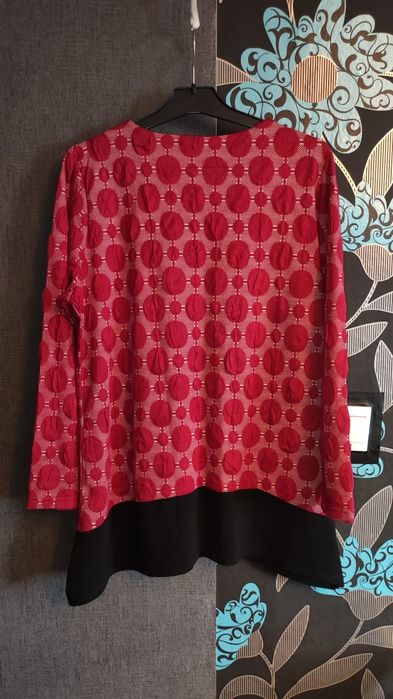 Tunika burgund z czarnym XL , Benter & Fashion