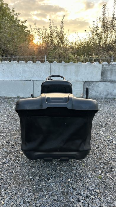 Kosiarka traktorek z koszem