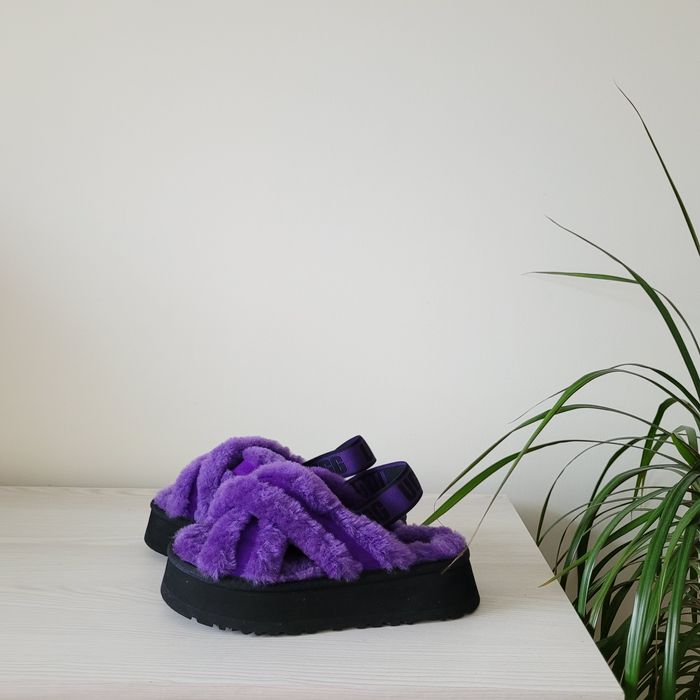 Сандалі шльопанці хутряні Оригінал Ugg рр.37 - 37.5