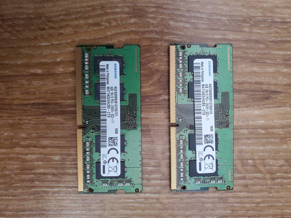 Оперативная память для ноутбуков Samsung 8Gb (2x4Gb) DDR4 2666 MHz