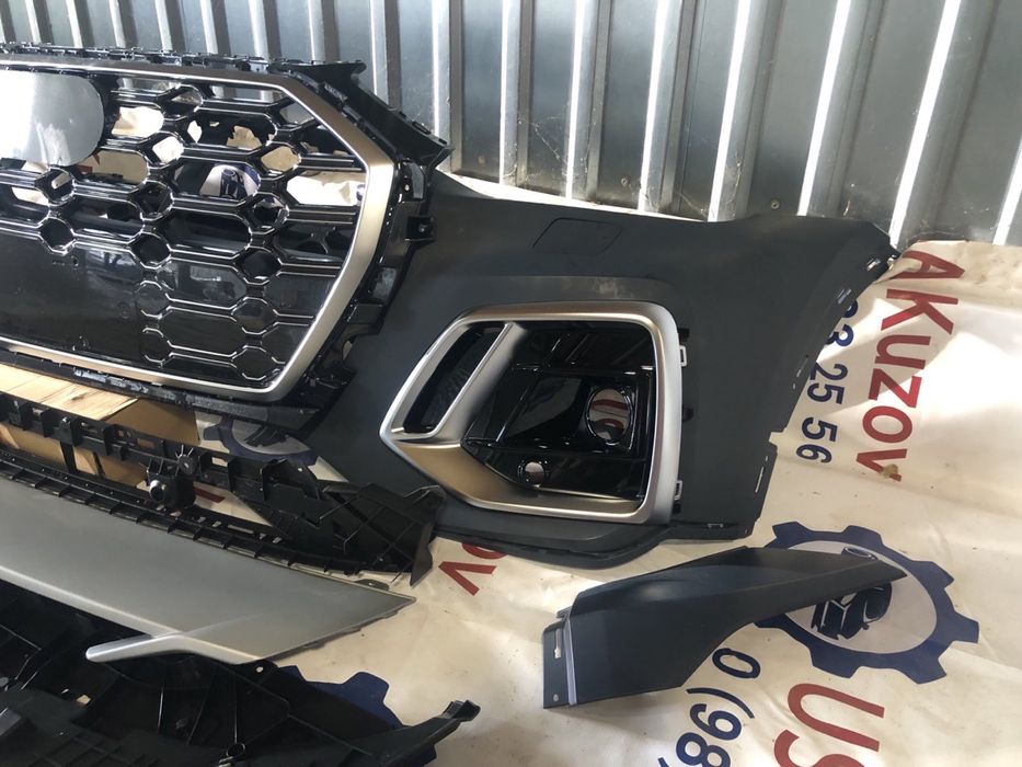 Бампер передний Audi Q5 A80 S-Line 2021 2022 2023 2024 2025 рестайлинг