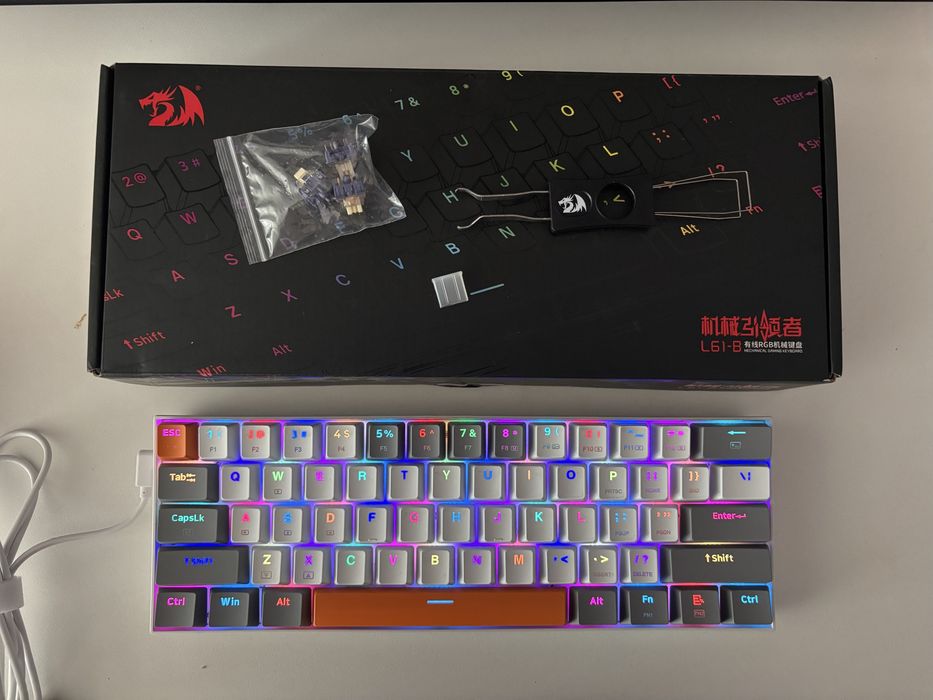 Клавіатура Redragon L61-B RGB 60%