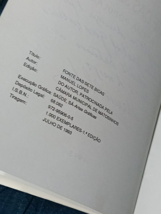 Livro Fonte das Sete Bicas  , Poesia Popular