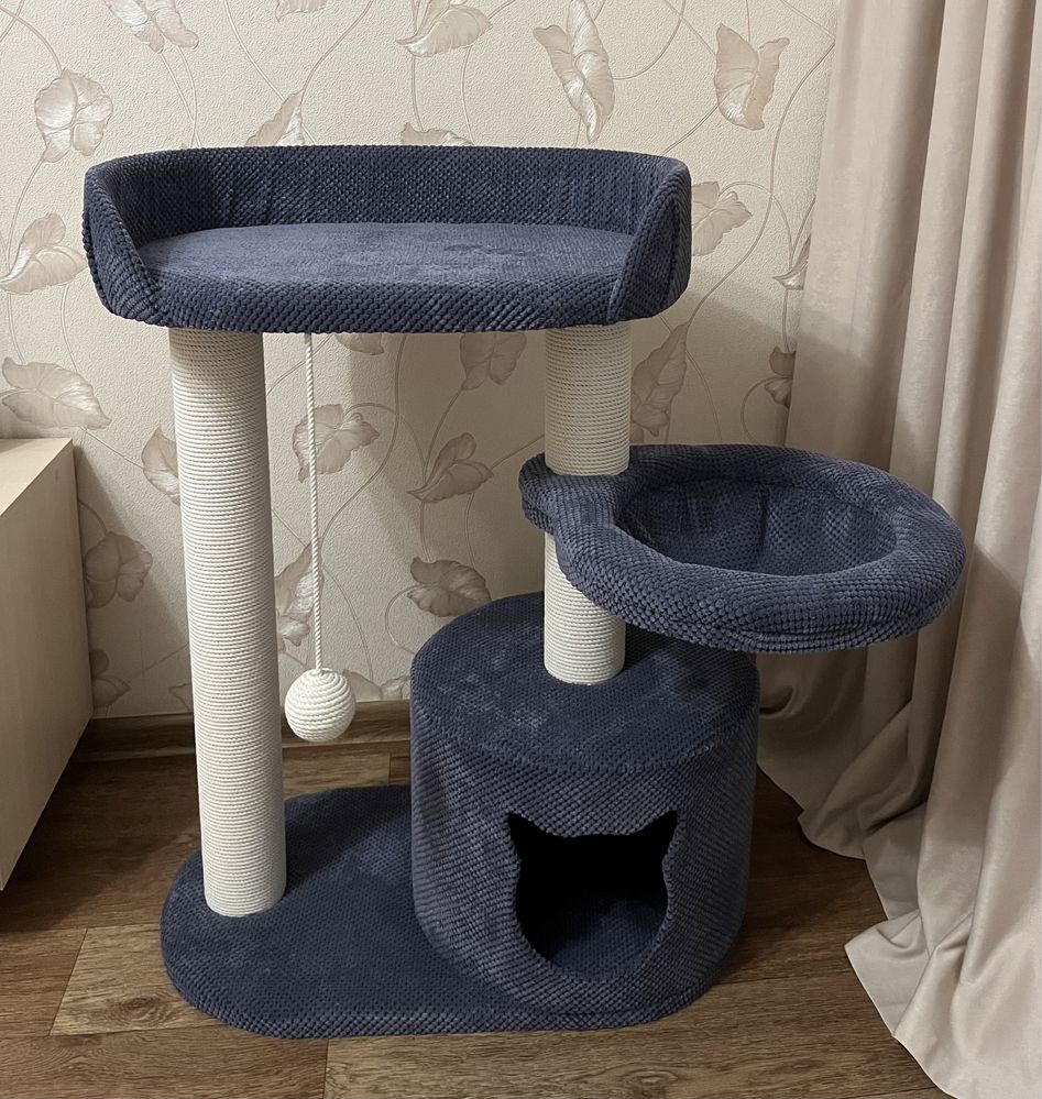 Кігтеточка кошачий комплекс будиночок для кошки кота Лежанка: 3 000 грн ...