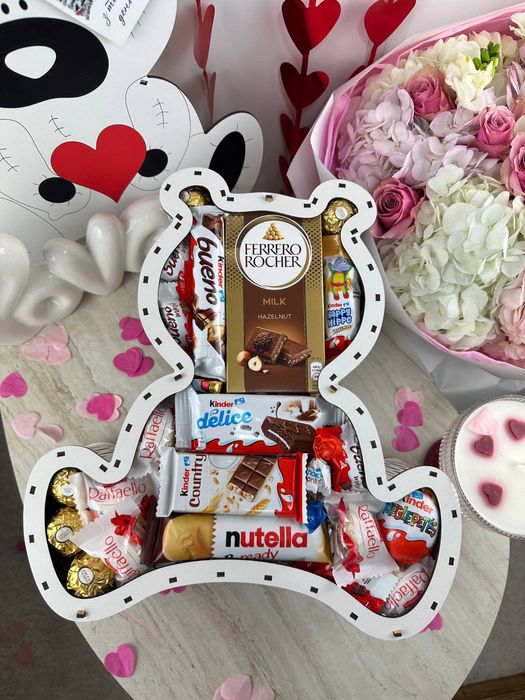 Подарок на 14 февраля/ бокс со сладостями / подарок девушке/Одесса