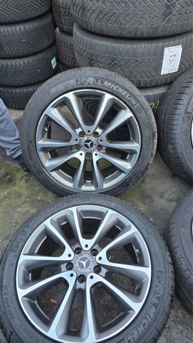 Felgi aluminiowe 18” Mercedes E-Klasa 5x112 + opony zimowe Michelin