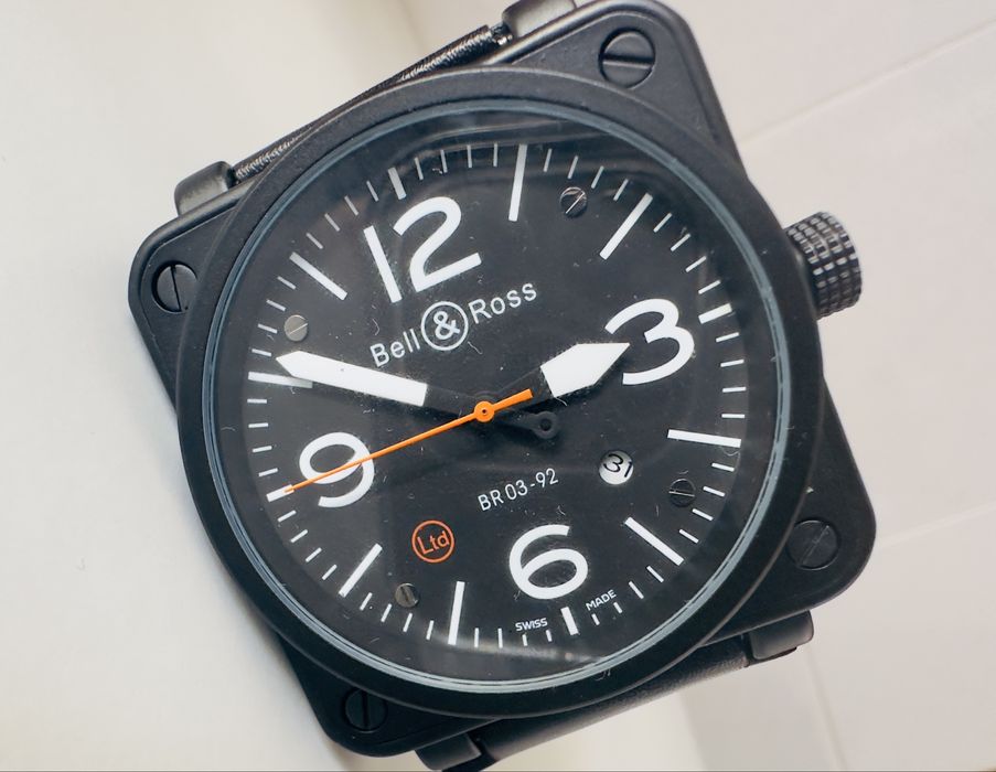 Relógio BELL & ROSS BR 03-92 Black Matte (NOVO)