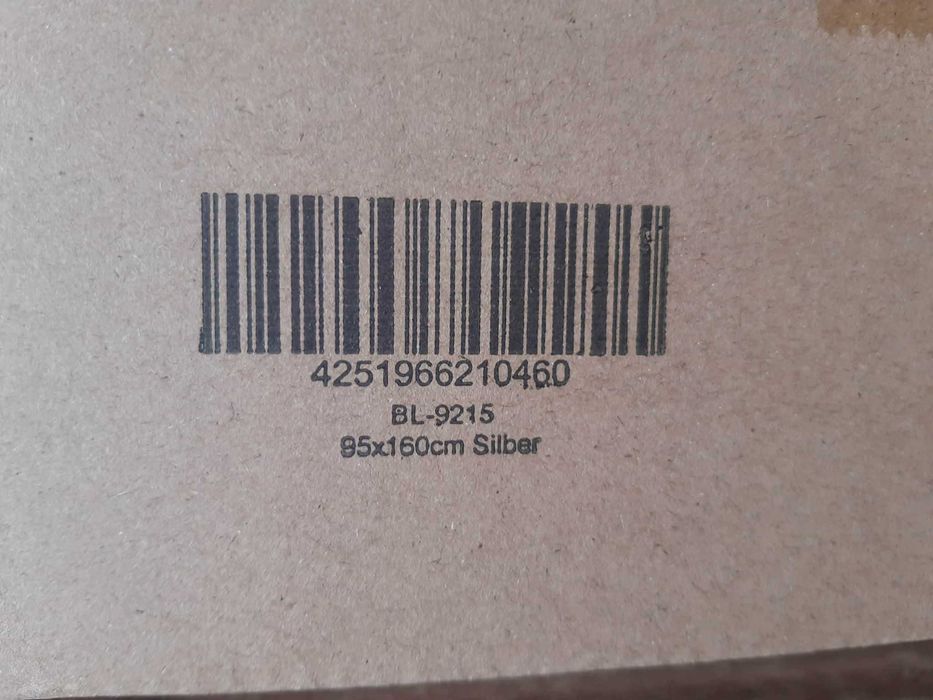 Żaluzje aluminiowe 95 x 160 srebrne nowe